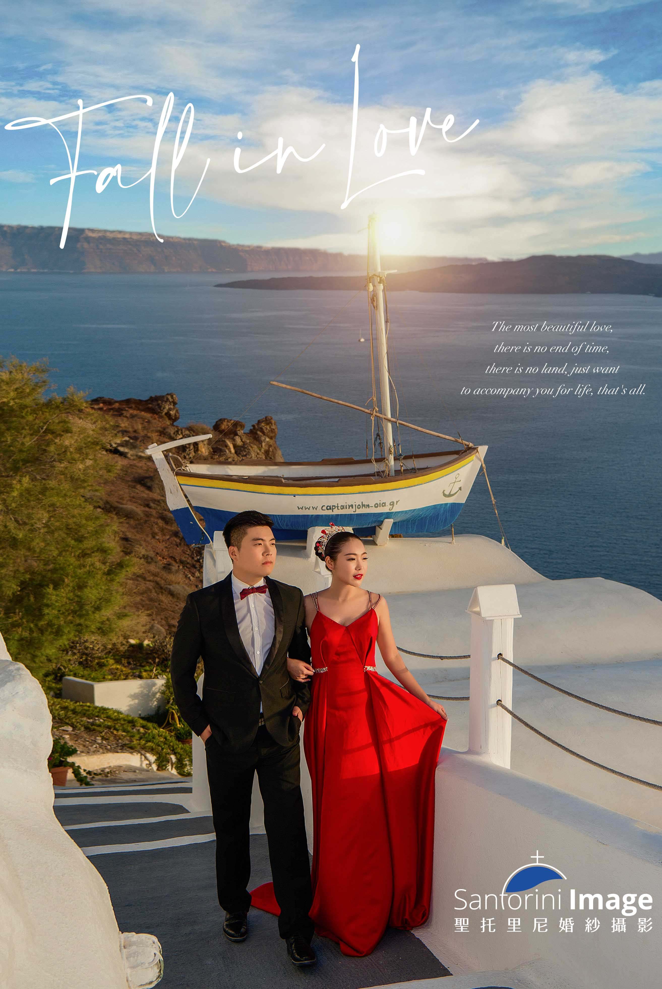 圣托里尼・费拉蓝顶 婚纱旅拍作品