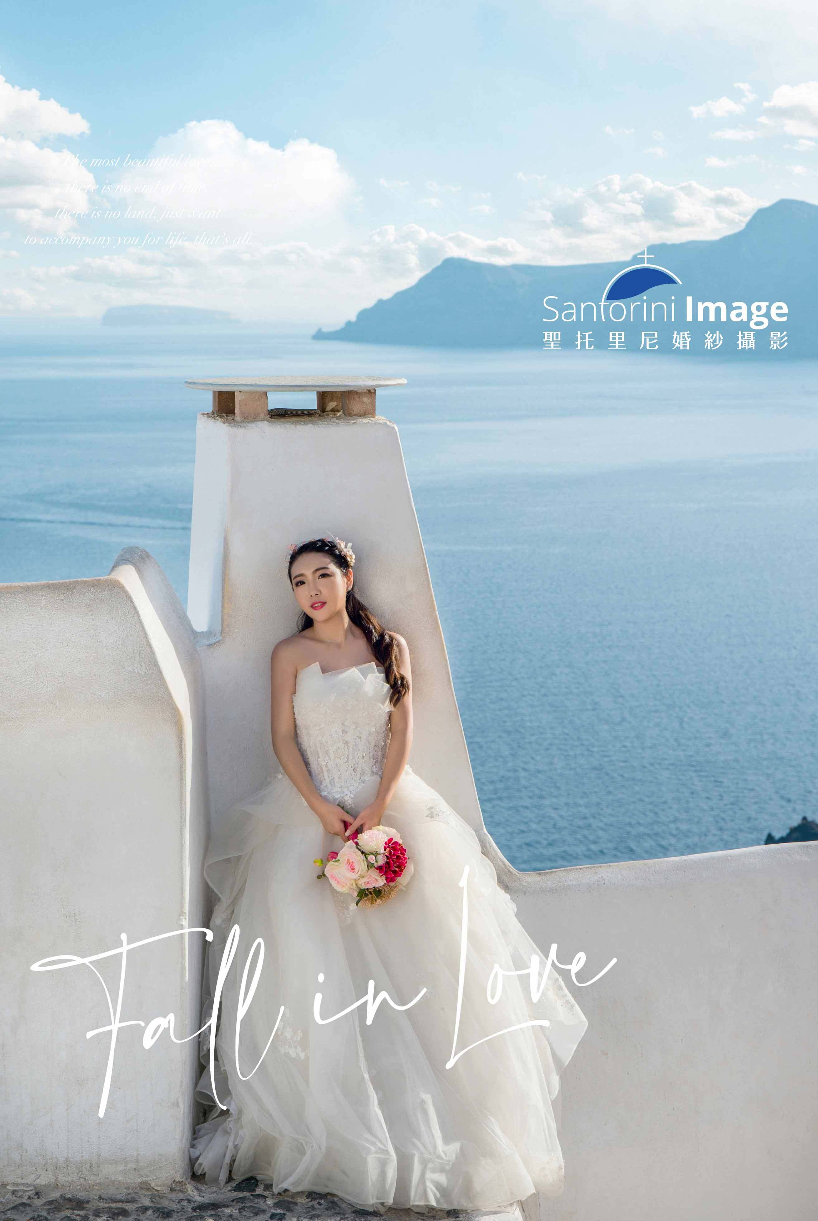 圣托里尼・费拉蓝顶 婚纱旅拍作品