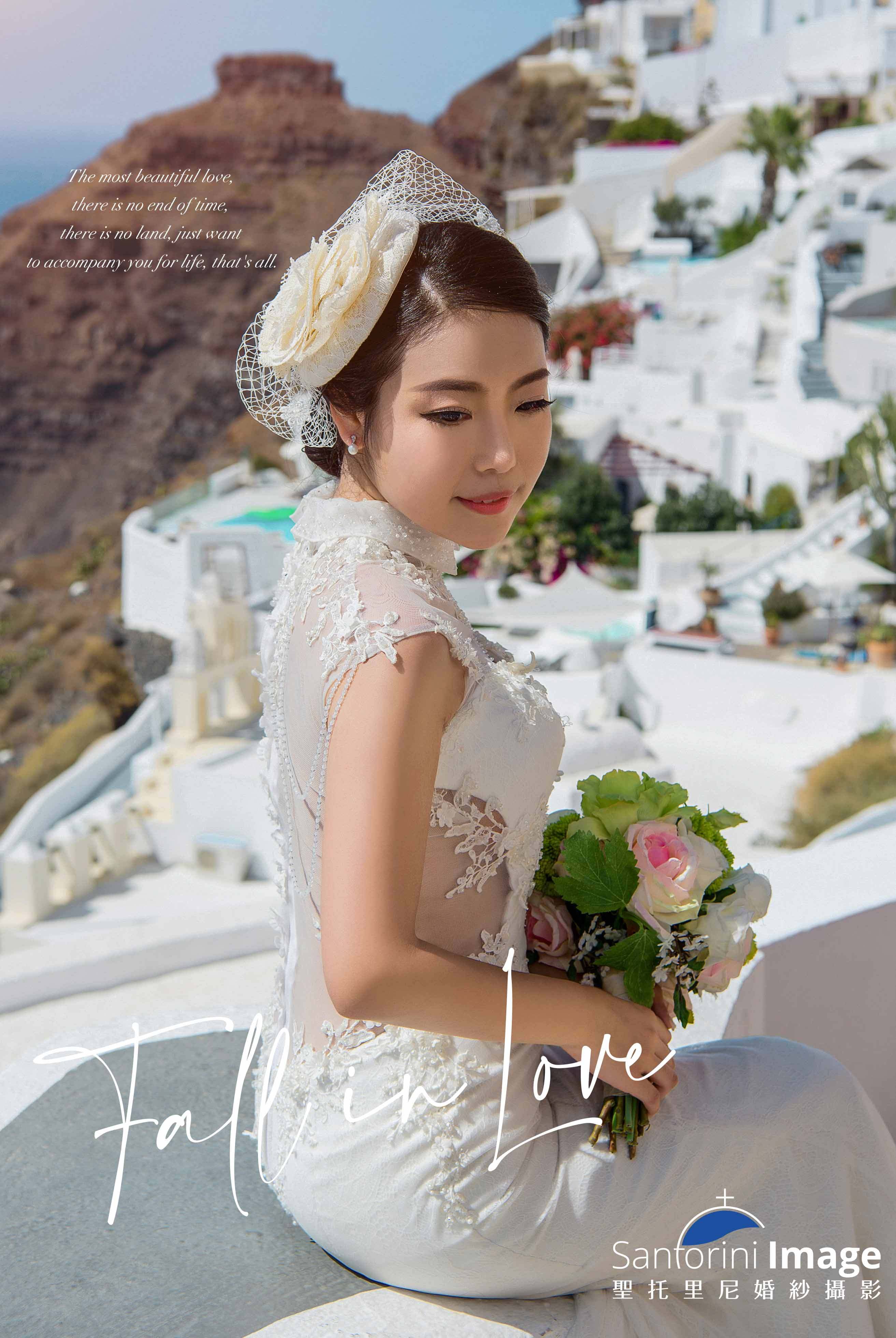 圣托里尼・费拉蓝顶 婚纱旅拍作品